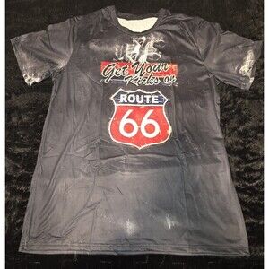 Route 66 Mens T-Shirt Large (New)
